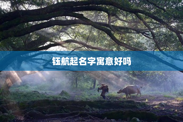 鈺航起名字寓意好嗎