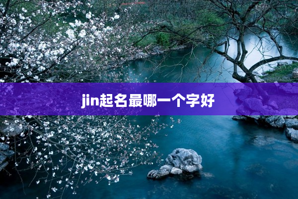 jin起名最哪一個字好