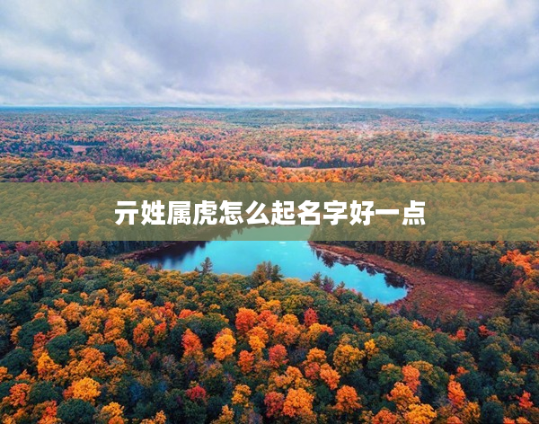 2亓姓屬虎怎么起名字好一點