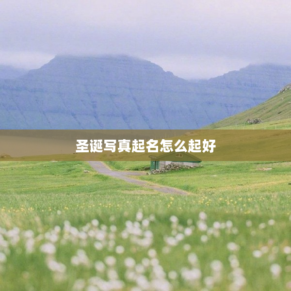 2圣誕寫真起名怎么起好