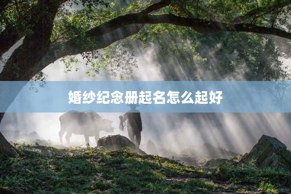 婚紗紀念冊起名怎么起好