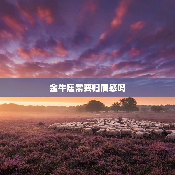 金牛座需要歸屬感嗎