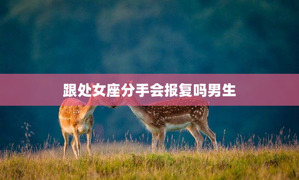 跟處女座分手會報(bào)復(fù)嗎男生