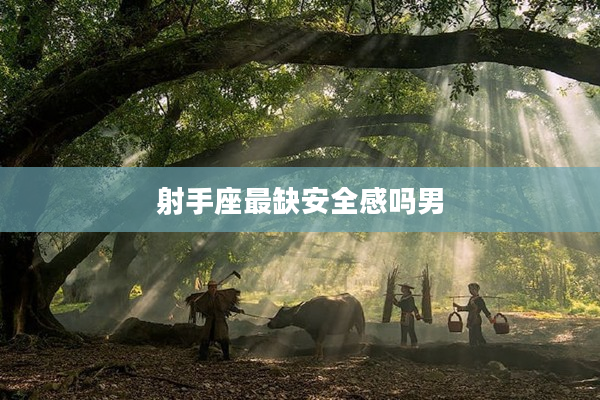 射手座最缺安全感嗎男