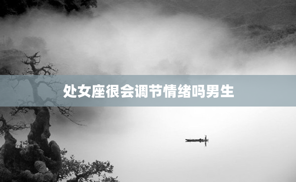 處女座很會調(diào)節(jié)情緒嗎男生