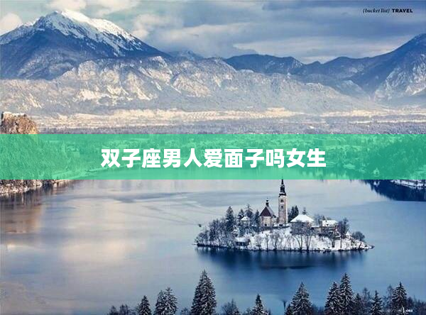 雙子座男人愛面子嗎女生