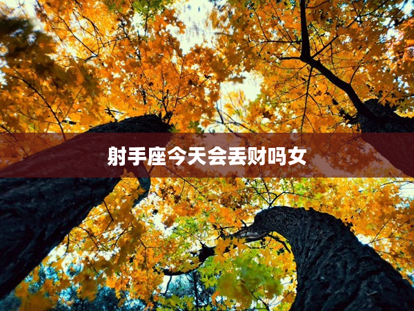 射手座今天會丟財嗎女