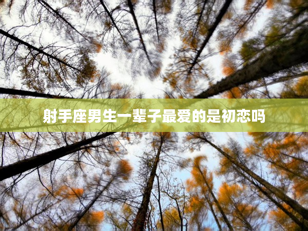 射手座男生一輩子最愛的是初戀嗎