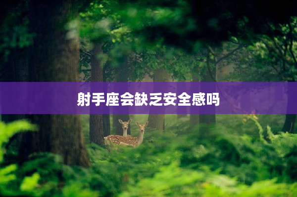 射手座會(huì)缺乏安全感嗎