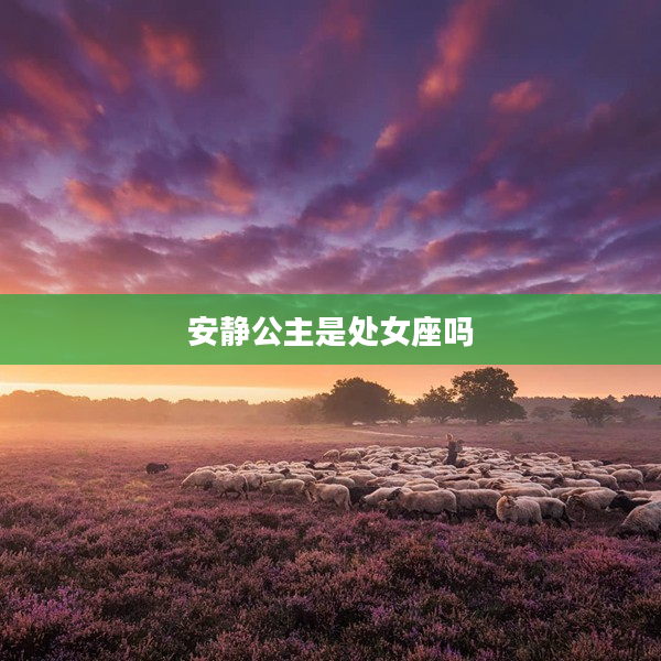 安靜公主是處女座嗎