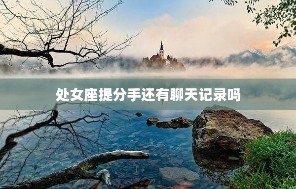 處女座提分手還有聊天記錄嗎