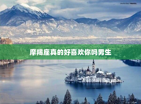 摩羯座真的好喜歡你嗎男生