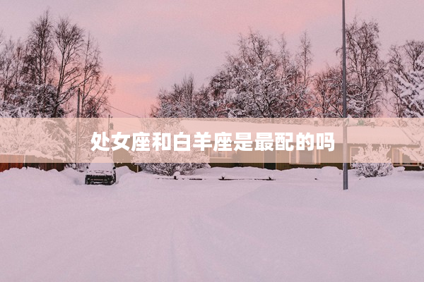 處女座和白羊座是最配的嗎