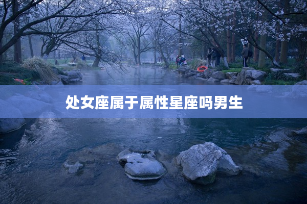 處女座屬于屬性星座嗎男生