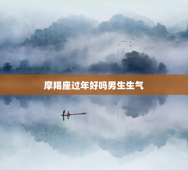 摩羯座過年好嗎男生生氣