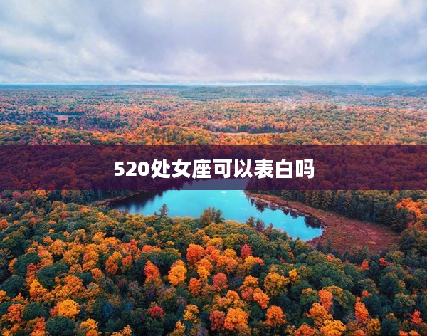 520處女座可以表白嗎