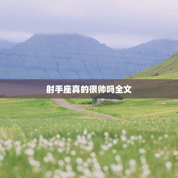 射手座真的很帥嗎全文