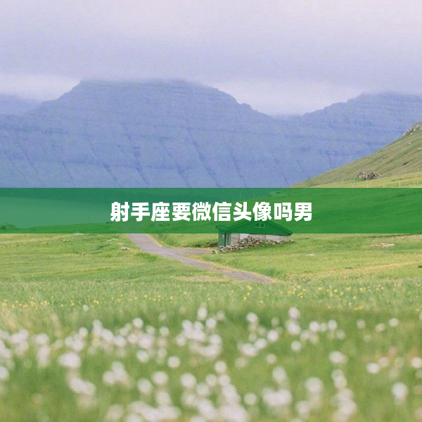 射手座要微信頭像嗎男