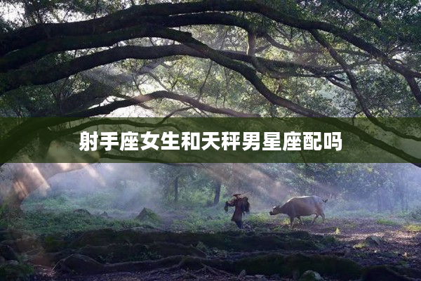 射手座女生和天秤男星座配嗎