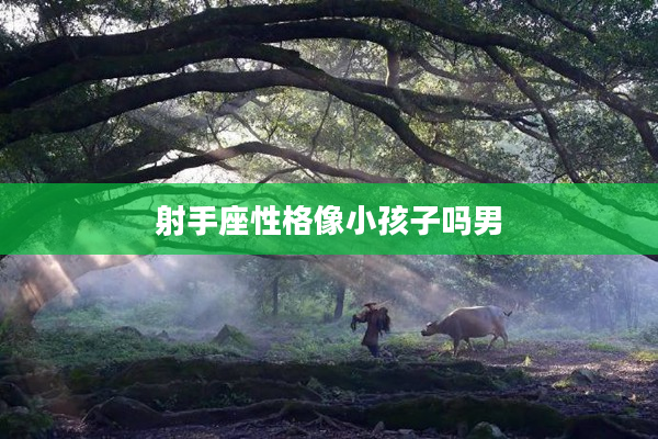 射手座性格像小孩子嗎男