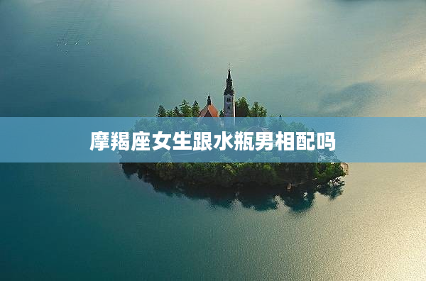 摩羯座女生跟水瓶男相配嗎