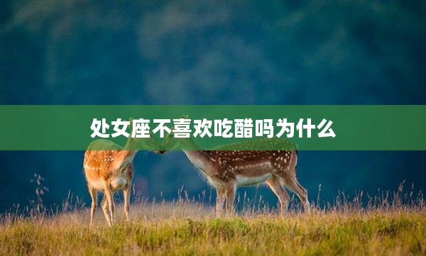 處女座不喜歡吃醋嗎為什么