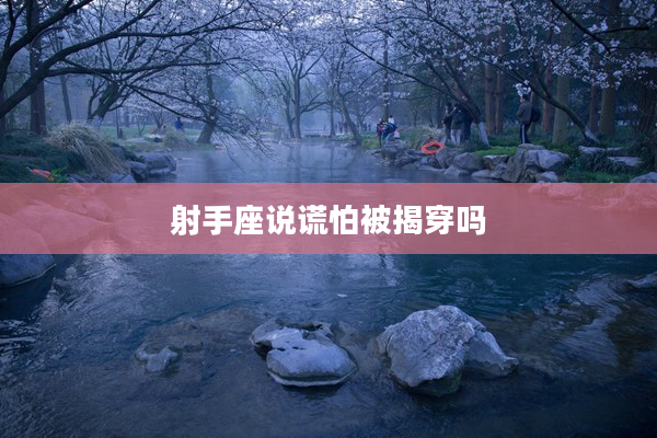 射手座說謊怕被揭穿嗎