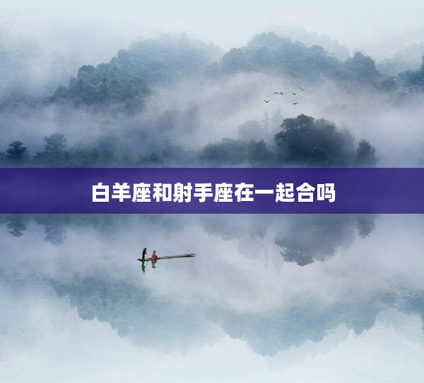 白羊座和射手座在一起合嗎