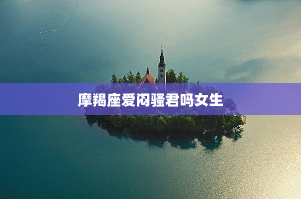 摩羯座愛悶騷君嗎女生