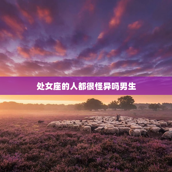 處女座的人都很怪異嗎男生