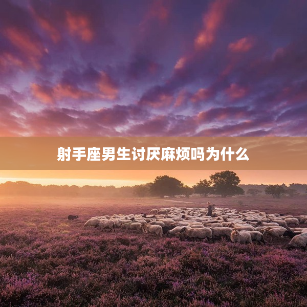 射手座男生討厭麻煩嗎為什么