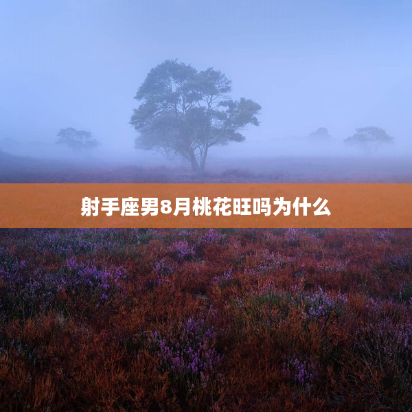 射手座男8月桃花旺嗎為什么