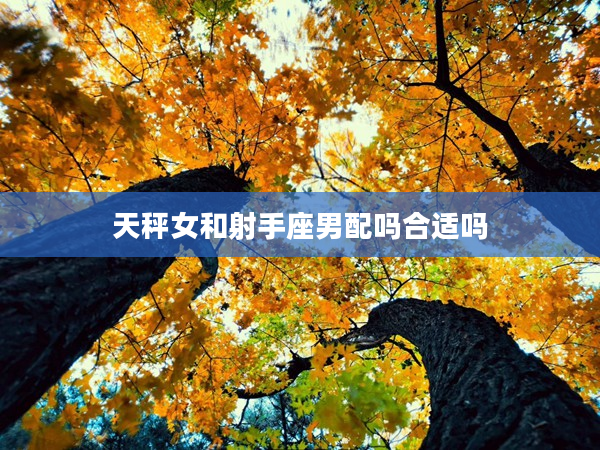 天秤女和射手座男配嗎合適嗎