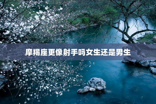 摩羯座更像射手嗎女生還是男生