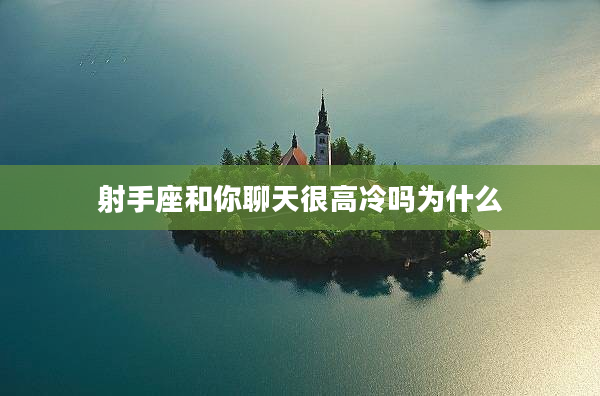 射手座和你聊天很高冷嗎為什么