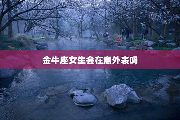 金牛座女生會(huì)在意外表嗎