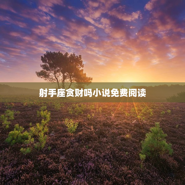 射手座貪財嗎小說免費閱讀