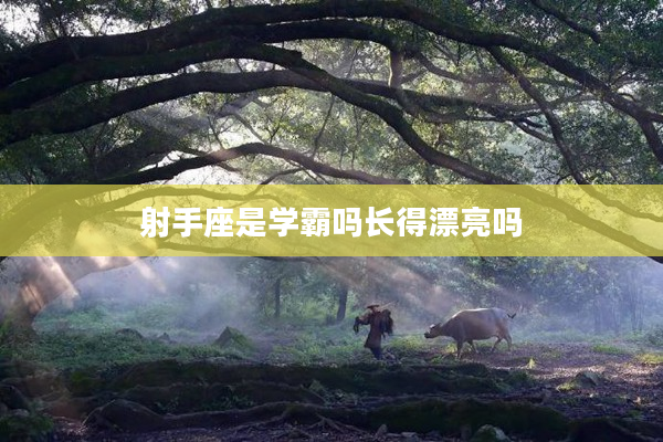 射手座是學霸嗎長得漂亮嗎