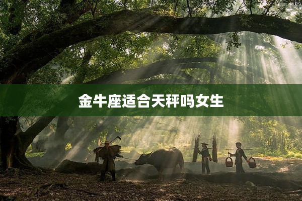 金牛座適合天秤嗎女生