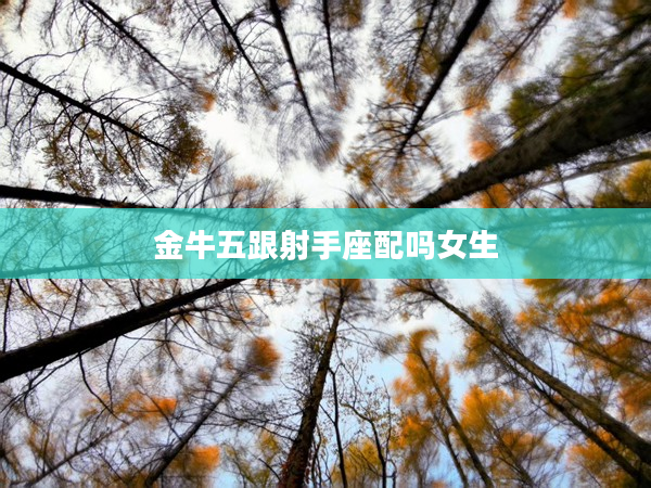 金牛五跟射手座配嗎女生