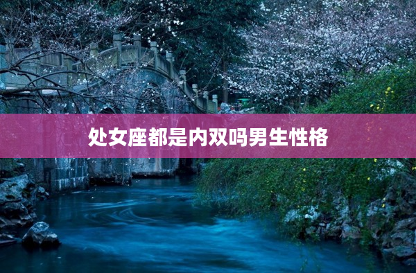 處女座都是內雙嗎男生性格