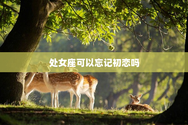 處女座可以忘記初戀嗎