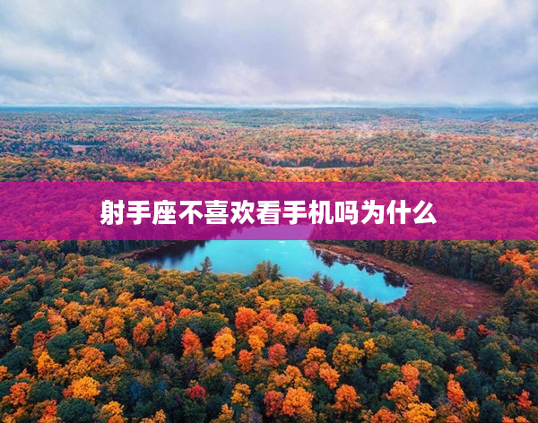 射手座不喜歡看手機嗎為什么