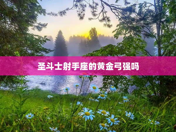 圣斗士射手座的黃金弓強嗎