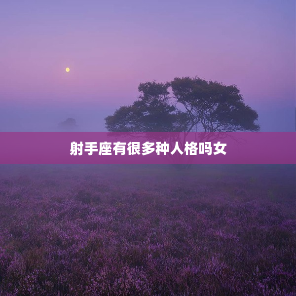 射手座有很多種人格嗎女