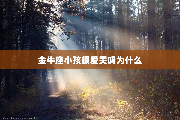 金牛座小孩很愛(ài)哭嗎為什么