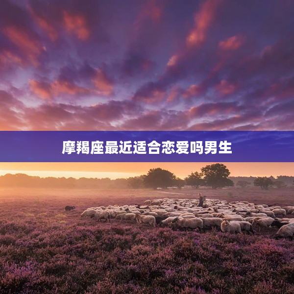 摩羯座最近適合戀愛嗎男生