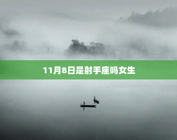 11月8日是射手座嗎女生