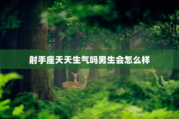 射手座天天生氣嗎男生會怎么樣