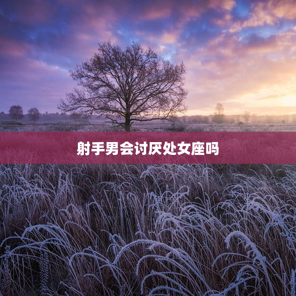 射手男會討厭處女座嗎